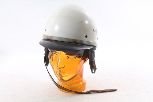 Vintage Retro Motorcycle Helmet Size Approx. 56