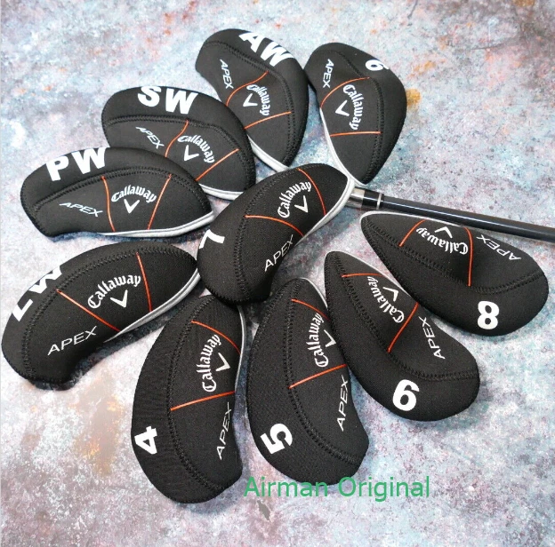 Callaway V APEX Golf Iron Cover Black color 10 piece 1set