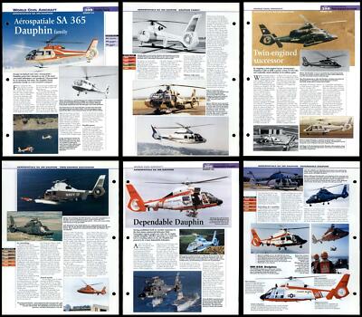 Aerospatiale SA 365 Dauphin - Civil #399 World Aircraft Information 3 Pages