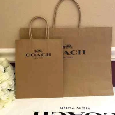 New Coach Paper Shopping Gift Bag size Large /Medium /Small OPT