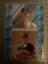 1998 Topps #491 Ryan Anderson Mark Mangum Seattle Mariners Colorado Rockies RC