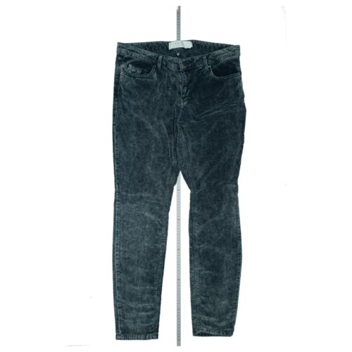 Yaya Women Ladies Velvet Nicki Corduroy Jeans Trousers Stretch Slim Size 42 W33 - Picture 1 of 7