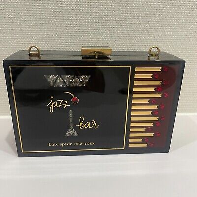 美品】Kate Spade jazz ふんする bar パーフェクト マッチボックス 美品】Kate Spade jazz ふんする bar パーフェクト マッチボックス