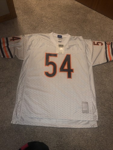 Nuova autentica maglia grafica meccanica Urlacher Chicago Bears bianca NFL Large - Foto 5 di 7