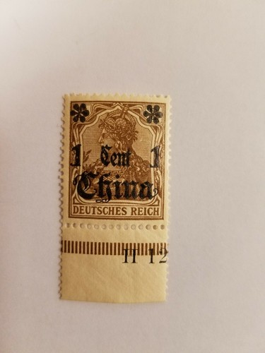 German Offices In China 1906 watermarked MNH