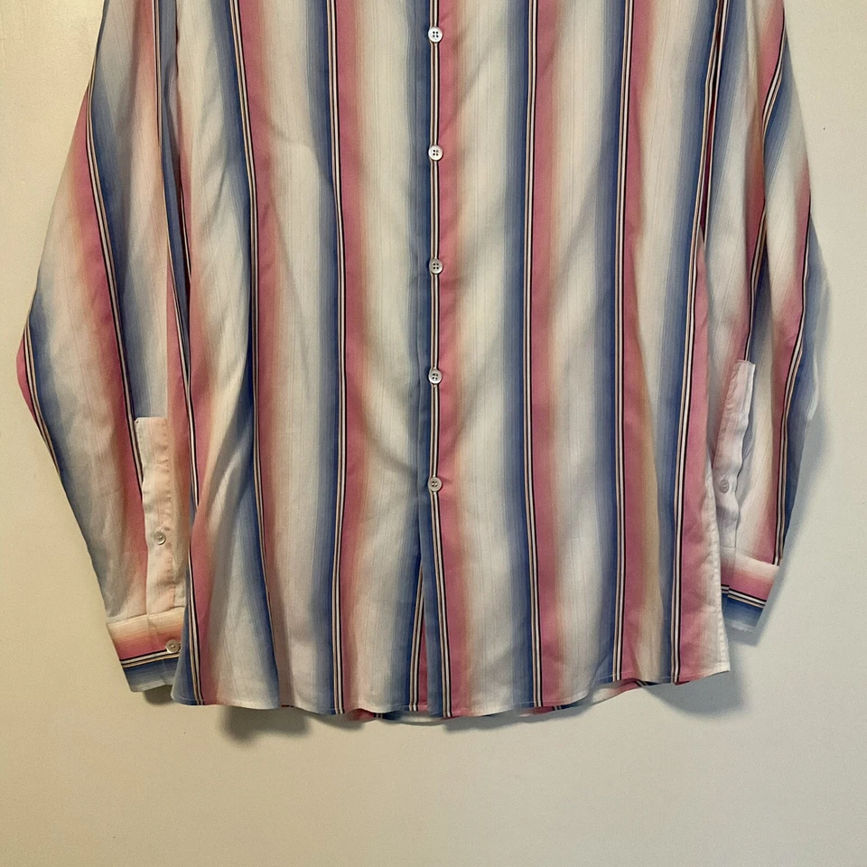 Camisa de vestir a rayas multicolor Vintage Missoni Foto 3 de 4