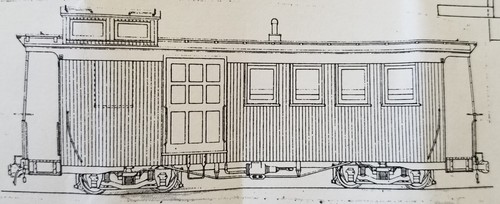 Funaro F&C 6201 HOn30 SR&RL Sandy River Rangeley LAKES Narrow Gauge CABOOSE SRRL