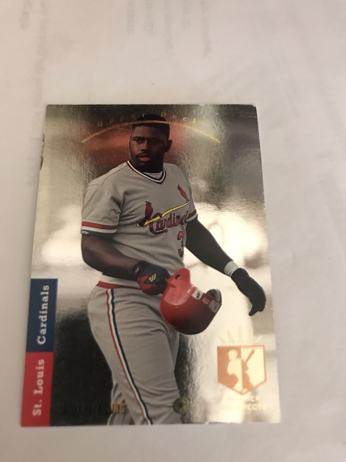 1993 Upper Deck SP Dmitri Young rookie card #290    St. Louis Cardinals