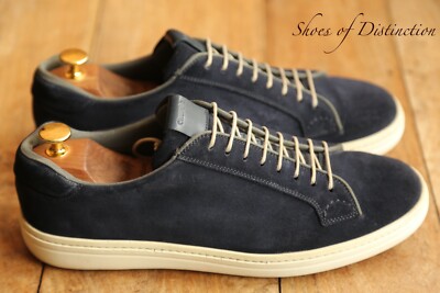 Church's ''Mirfield'' Navy Blue Suede Trainers Men's UK 8 US 9 EU 422 UVP 800£