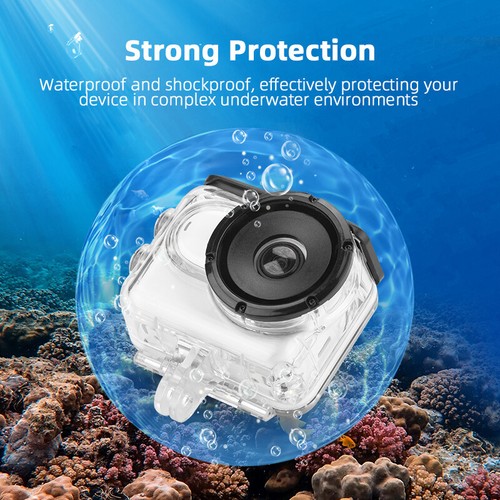 60m Waterproof Case Touch Screen Back Cover /Lens Filter For Insta360 GO 3/GO 3S - Picture 6 of 29