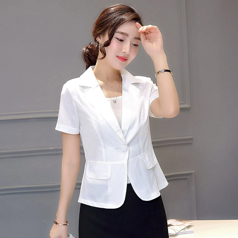 Short sleeve cheap suit jacket