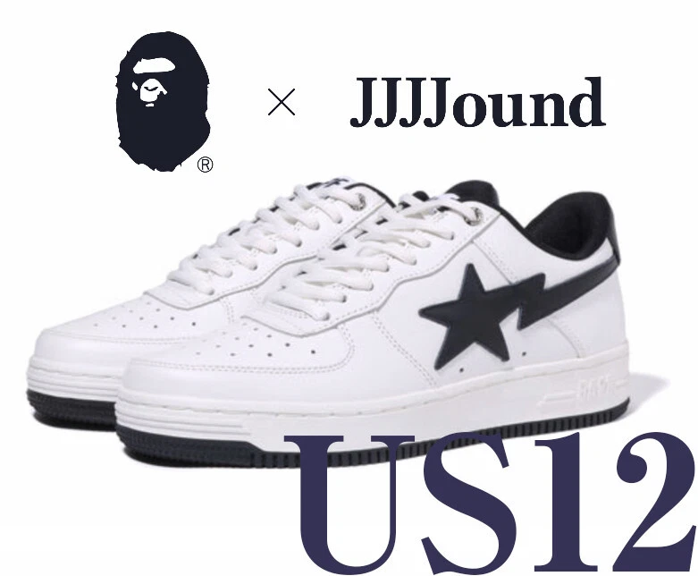 BAPE X JJJJOUND 】BAPE STA US12.0 2023 NEW JAPAN White x Navy 1I73