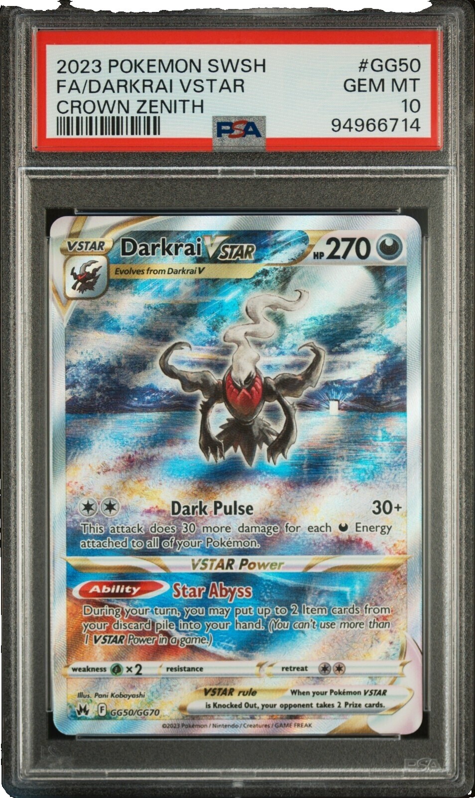 Pokemon Darkrai V Star | eBay