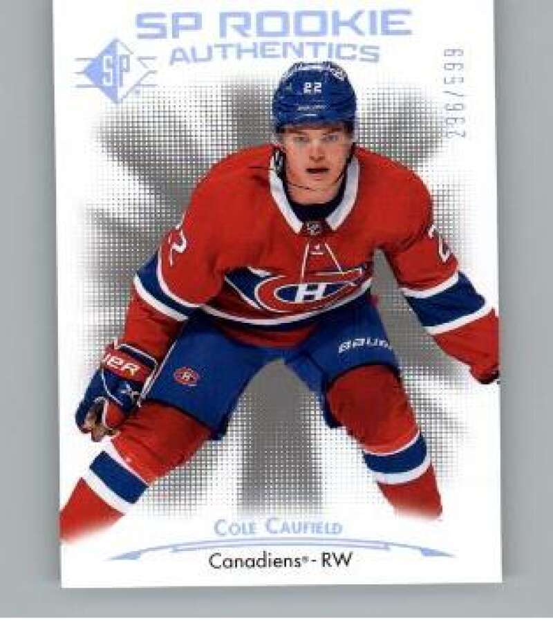 2021-22 SP Silver Spectrum #124 Cole Caufield RC Rookie /599