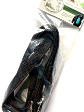 Mystique gummierte Umh&auml;ngeleine ROSTFREI Scherenkarabiner braun 20m MYS7035-7