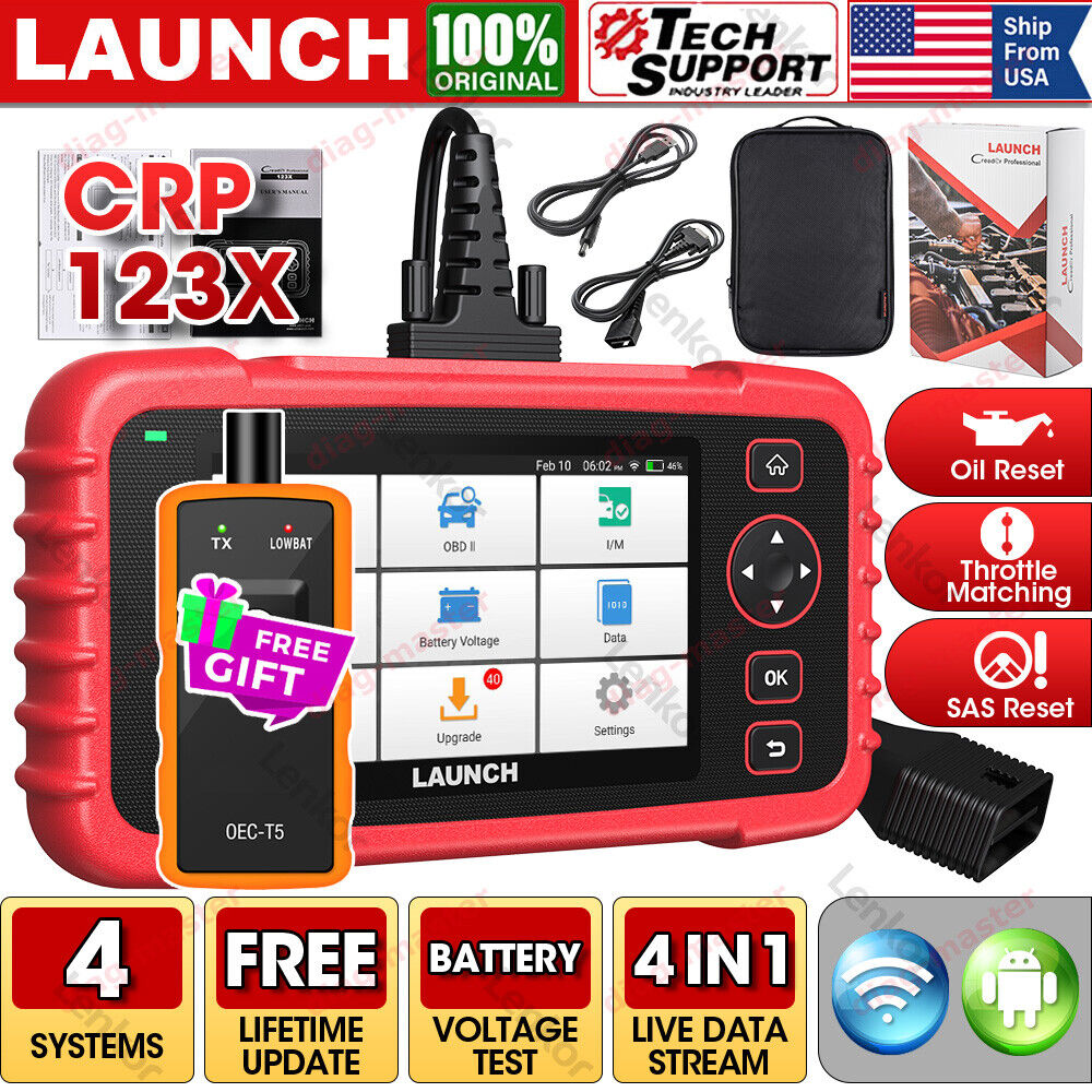  2023 Newest LAUNCH CRP123I OBD2 Scanner, Lifetime Free