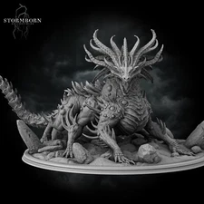 Basilisk King by Stormborn Collectible | D&D | DnD | Miniature | Print on Demand