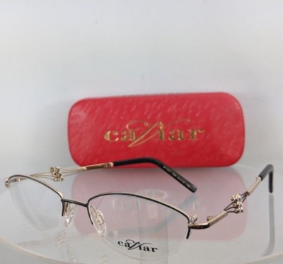 Brand New Authentic Caviar Eyeglasses M 1911 24 51Mm Austrian Crystals  Frame UK