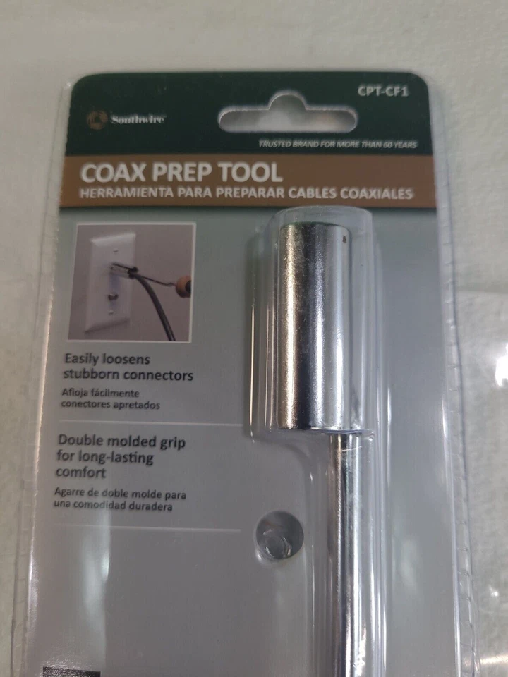 Southwire Herramientas y Equipos CPT-CF1 Herramienta de Preparación Coaxial para Conectores "F" - LOTE DE 2 Foto 3 de 4