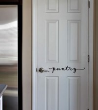 Guión de despensa - Calcomanía de vinilo pegatina decoración de cocina personaliza tu cocina