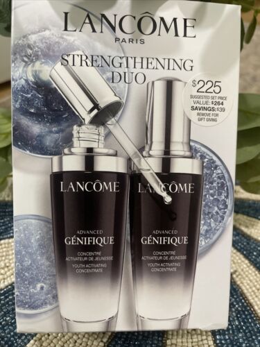 Lancome Advanced Genifique Strengthening Repair Duo Set (serum 1,7 uncji - NOWE - Zdjęcie 1 z 2