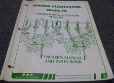 BHC 85 Precision Row Cultivator Parts Catalog & Owner Operator Manual xz