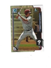 2015 Bowman Chrome Draft Refractors #56 Lucas Williams PHILADELPHIA PHILLIES