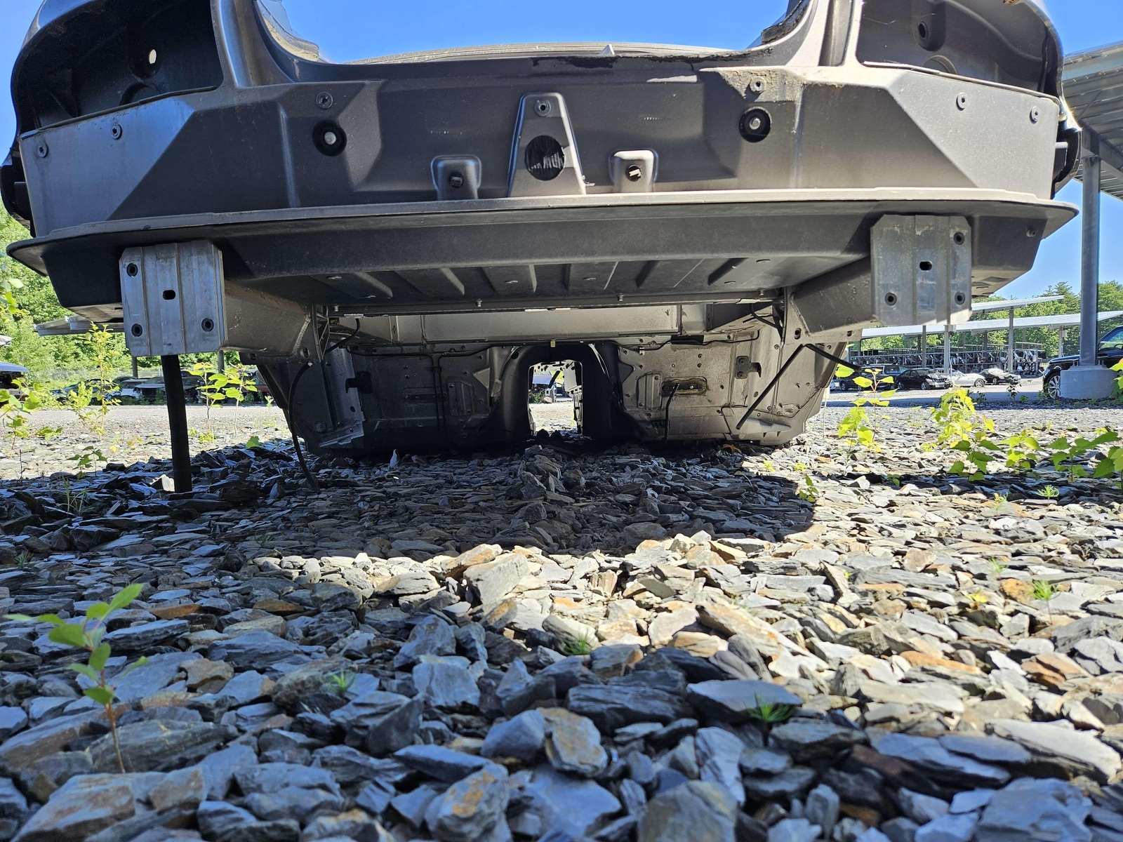 2010 Aston Martin Rapide Body Shell Gray