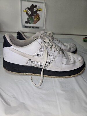 Size 11.5 - Nike Air Force 1 '07 White Black Grey for sale online