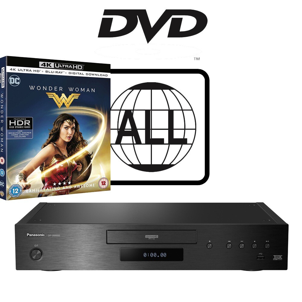 Panasonic Blu-ray Player DP-UB9000 MultiRegion for DVD 4K UHD inc Wonder Woman