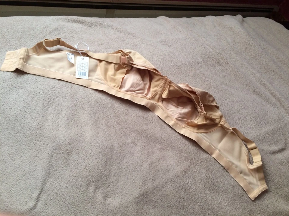 Sujetador de lactancia Elomi 46G (F) Beatrice copa suave desnuda estilo 8053 nuevo con etiquetas Foto 3 de 4