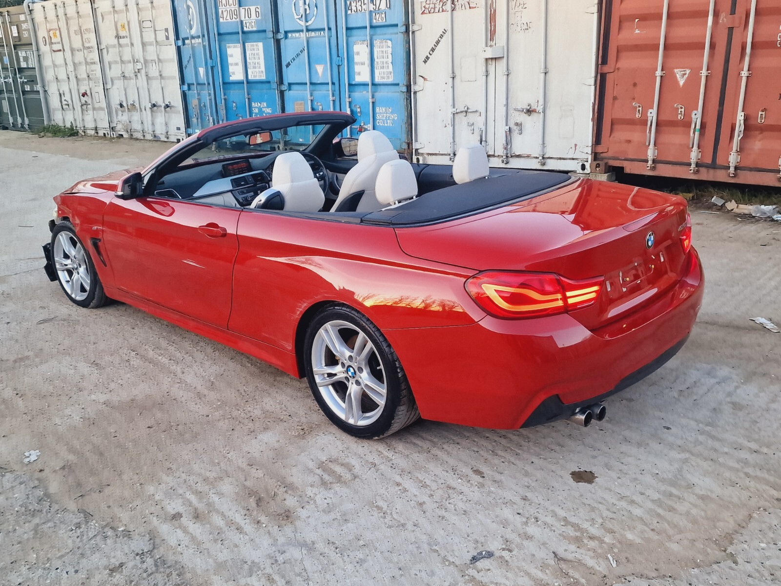2018 18 BMW 4 SERIES 420I M SPORT F33 LCI CONVERTIBLE LIGHT DAMAGED
