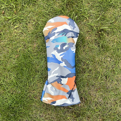 Cubiertas de cabeza de madera de camuflaje para golf de golf cubierta de cabeza de PU para conductor madera de calle híbrida - Imagen 21 de 30