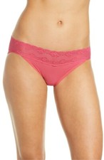 NWOT French rose Natori Bliss Perfection Bikini ONE size