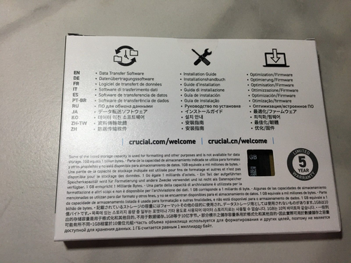Crucial 500GB P3 Plus PCle 4.0 NVMe M.2 SSD, (CT500P3PSSD8), New - Afbeelding 5 van 6