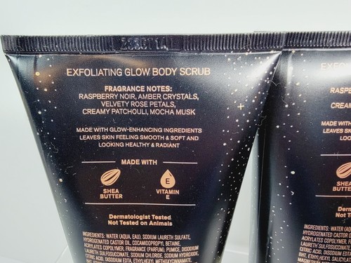 2 INTO THE NIGHT Bath Body Works Exfoliating Glow Body Scrub 8oz NEW Fast Ship - Picture 7 of 8