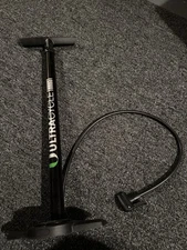 Bicycle pump Ultracycle Thrust Steel Floor Pump Black 160 PSI