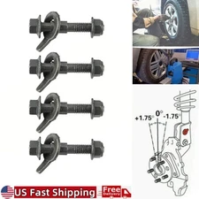 CAR FRONT LEFT & RIGHT CAMBER ALIGNMENT 12MM ADJUSTABLE CAM BOLTS KIT ( 4 Bolts)