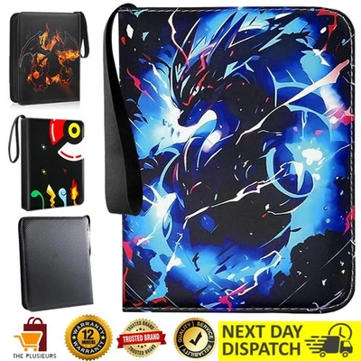 MARKENLOS Pokemon Sammelalbum 400 Karten Portfolio 4Pocket Sammelkarten Heft Ordner Mappe