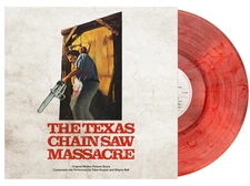 'Texas Chain Saw Massacre Original Soundtrack' Clear Red Blood Stained Vinyl NEW