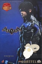 READY NEW AUTHENTIC HOT TOYS BATMAN ARKHAM KNIGHT NIGHTWING VGM78 1 6 IN STOCK