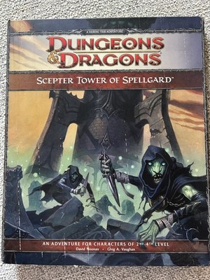 Forgotten Realms Adventure: Scepter Tower of Spellgard - Includes Map-  4/22