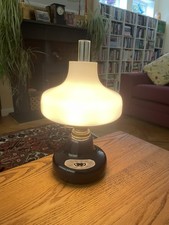 ELECTRIC Fog Morup vintage oil lamp Oline Danish mid-century Holmegaard Retro