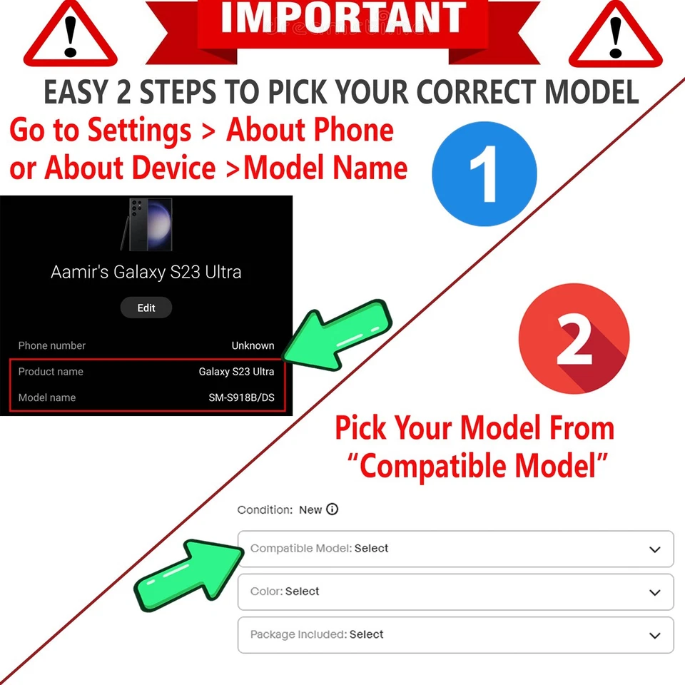 For Samsung Galaxy S25 Ultra Case S25 Plus Phone Cover + Tempered Glass Screen - Image 2 of 4
