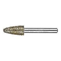 Pferd Tools Diamant-Schleifstift Rundbogen Ø12,0Mm Schaft-Ø6 Mm D852 (Sehr Grob)