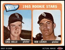 1965 Topps #541 Bob Locker / Greg Bollo White Sox RCs RC 6 - EX/MT