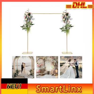 2*2.1m Wedding Arch Door Background Wrought Iron Decorative Props Flower Rack