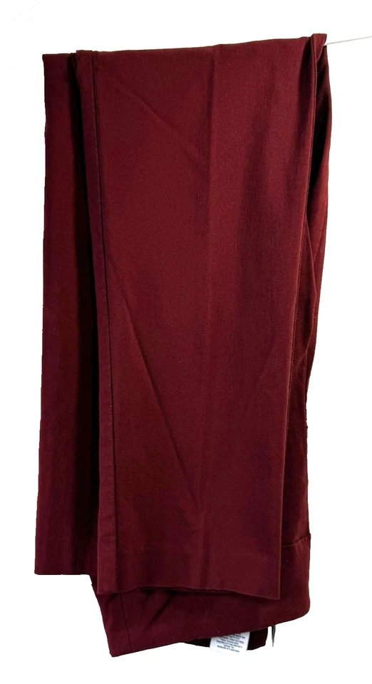 Ruby Rd. Women's Burgundy Pants Regular Fit Size 8 - Elastic Waist 32" - Image 4 of 4
