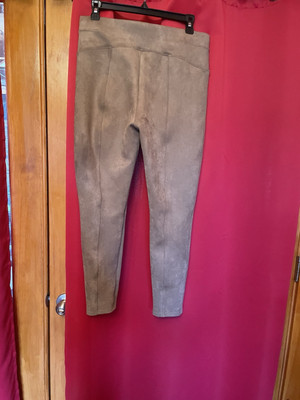 Spanx Faux Leather Leggings for Women, Size L - Black