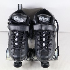 Sure Grip Rock Skates Gt-50 Black Mensboys Size 6 Roller Skates Marbled Wheels